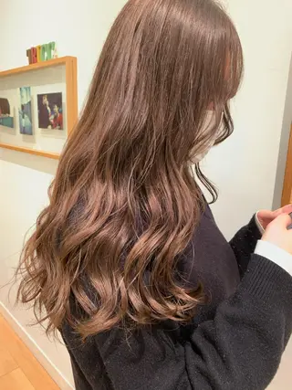 ロング カラー Rico / bob/グレージュのヘアスタイル