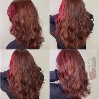 ロング カラー 髪質改善×矯正🫧 韓国ヘアasamiのヘアスタイル