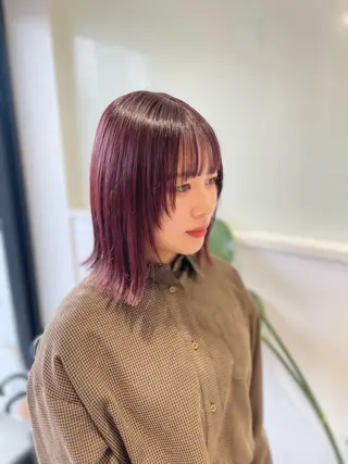 ミディアム Soleil Rukaのヘアスタイル