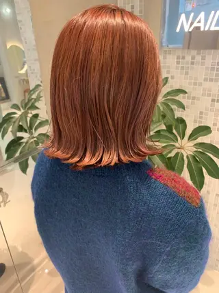 ミディアム 韓国ヘア/耳ツボジュ エリー♡ayumuのヘアスタイル