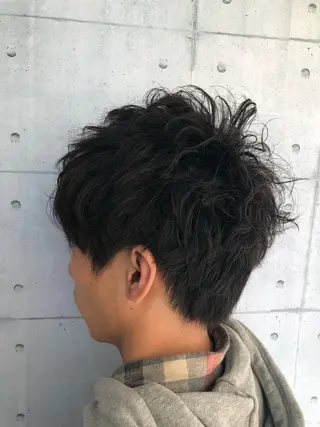 ショート パーマ メンズ 北脇 健治のヘアスタイル