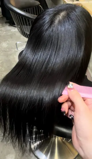 Kanon／縮毛矯正 ／透明感カラー➿🎀のヘアスタイル