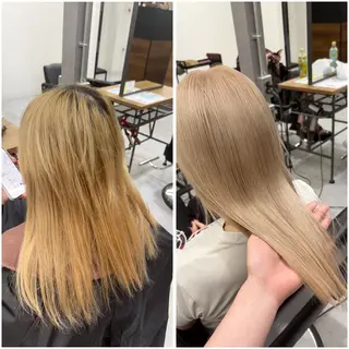 カラー SHUNTA✨ NEXT/赤み消しのヘアスタイル