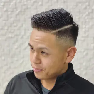 ショート メンズ 小野 康生のヘアスタイル