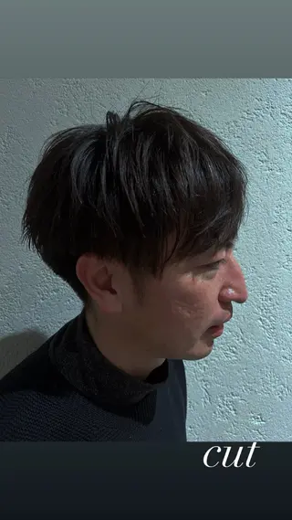 メンズ R.A.F.by Mag 南松本所属・土屋 拓樹のヘアスタイル