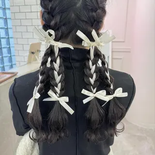ヘアアレンジ 梅田/美髪カラー/ ガーリー🎀/Noeのヘアスタイル