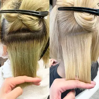 ショート カラー 艶カラー/ハイトーン Anjuのヘアスタイル