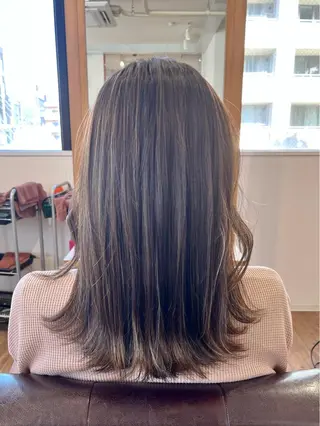 ミディアム カラー KIZU 髪質改善 オカルト怪談のヘアスタイル