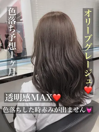 ミディアム カラー パーマ メンズ キッズ マツエク・マツパ ♡モテ髪/似合わせ♡ 透明感/JUICE♡のヘアスタイル