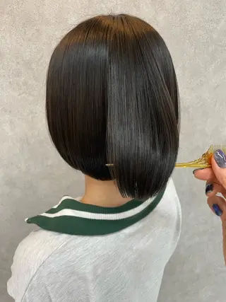 ショート カラー 髪質改善×METEO 店長 貞松直也のヘアスタイル
