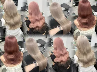 ロング Newone by neighbor所属・うる艶🫧ハイトーン 💜🦋🫧ミズキのヘアスタイル