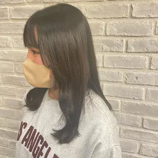 セミロング 【ボブ.髪質改善. カラー】midoのヘアスタイル