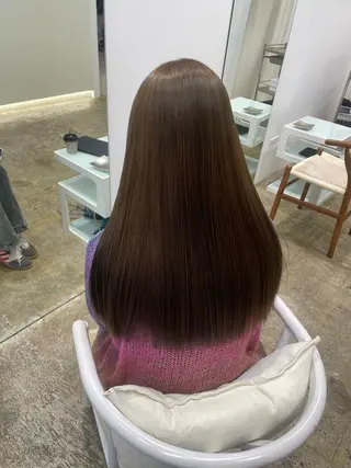 ロング カラー 𝘚𝘶𝘻𝘶 𓂃𓈒𓏸のヘアスタイル