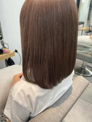 ミディアム カラー かわいい透明感ヘア ♡kanami♡のヘアスタイル