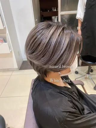 ショート カラー はだゆうき @hadadan08のヘアスタイル