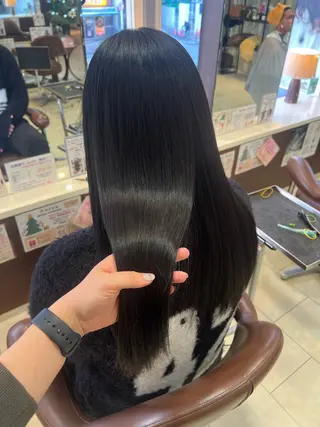 ロング 田中 月菜のヘアスタイル