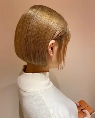 ショート masa/ボブ特化/ ぷつっとボブのヘアスタイル