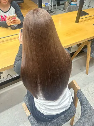 ロング カラー 艶カラー韓国ヘア🫧 【cocolo】🌟のヘアスタイル