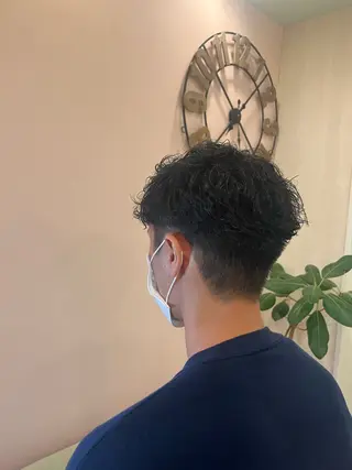 ショート パーマ メンズ メンズパーマモデル /浅野未来🌼.*のヘアスタイル