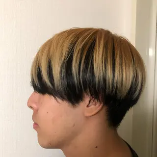 ショート カラー メンズ 飯塚 想のヘアスタイル