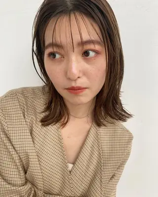 ミディアム カラー ヒラノホナミ 🫧髪質改善🫧のヘアスタイル