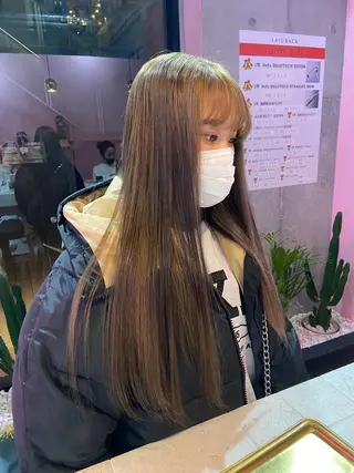 カラー 艶感透明感カラー🤍 hinaのヘアスタイル