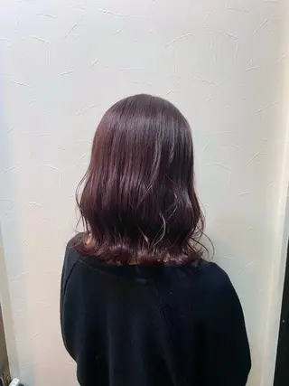 ミディアム カラー graphy池袋 東ヶ崎　凌のヘアスタイル