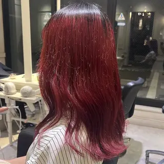 ロング カラー 💖ブリーチ/暖色 𝐘𝐮𝐢💖のヘアスタイル