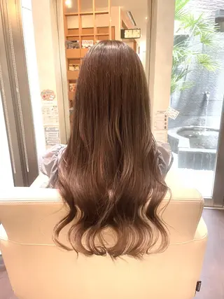 ロング 中山 奈津希のヘアスタイル