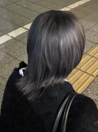 ミディアム カラー メンズ 🍓ハイトーンカラー 🎀nene🍓のヘアスタイル