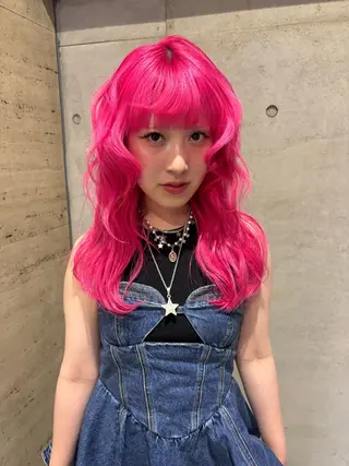 セミロング カラー ヘアアレンジ ✩似合わせカラー /レイヤー✩momoのヘアスタイル