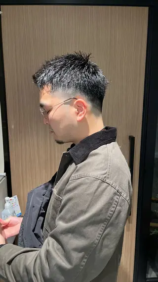 メンズ 鶴舞/透明感/リア ライズ/ いっとぅーのヘアスタイル