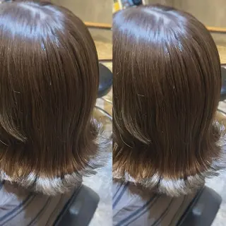 ミディアム カラー ラフィスヘアードープ所属・レイヤーと透明感の アユカ🫒オリーブのヘアスタイル