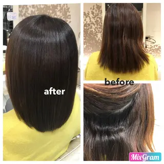 ミディアム E N T E R所属・🌕髪質改善/透明感 @ENTER大名のヘアスタイル