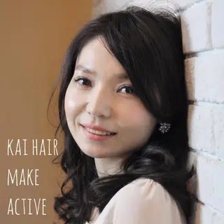 セミロング ヘアアレンジ 坂東 秀幸のヘアスタイル