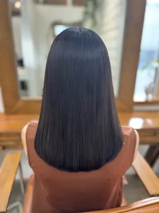 ロング 縮毛矯正/髪質改善/ 佐々木大輔のヘアスタイル