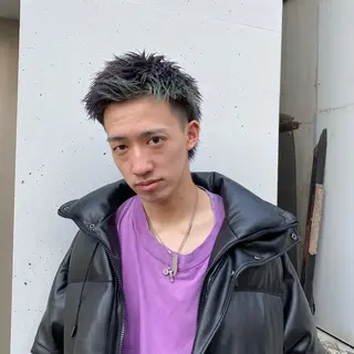 カラー メンズ パーマ、髪質改善 カズマのヘアスタイル