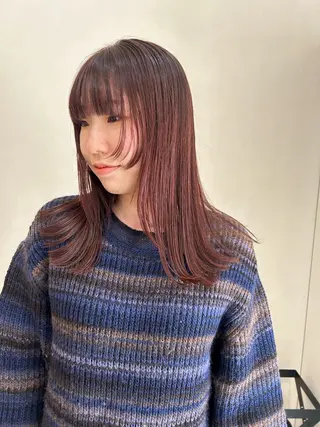 ロング ボブ/透明感カラー 🧸YUI❤️のヘアスタイル