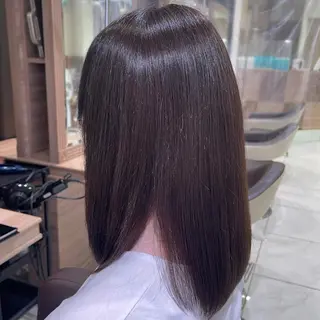 セミロング カラー 艶カラー みゆう🎀のヘアスタイル