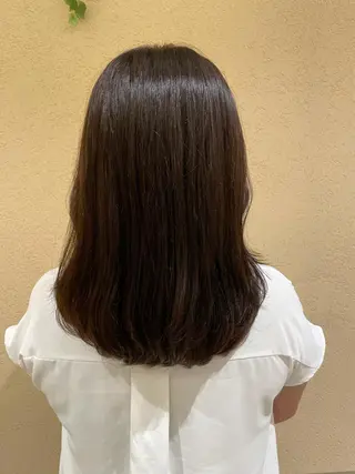 ミディアム カラー シャドールーツ美容師 篠原康太のヘアスタイル