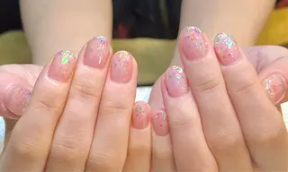 ショート カラー ネイル ネイルサロン リリーブランシュ所属・森 瑞紀のネイルデザイン