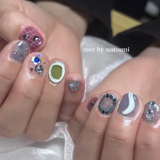 ショート mer natsumiのネイルデザイン