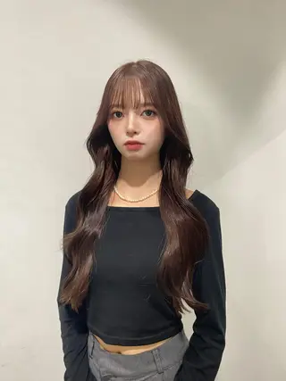 カラー AO所属・RISAKO 艶髪モテヘア🎀府中のヘアスタイル