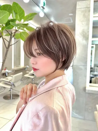 ショート ショート/似合わせ/ 透明感カラー古市唯人のヘアスタイル