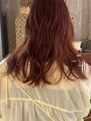 セミロング カラー 暖色カラー/レイヤー 🌙 オノユリカのヘアスタイル