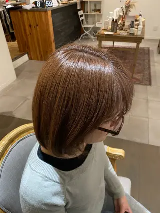 カラー diar江ノ島所属・mai🤍透明感/ 縮毛矯正/藤沢江ノ島のヘアスタイル