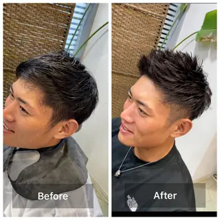 ショート メンズ share salon　SCENA所属・堤太志 メンズパーマ特化のヘアスタイル