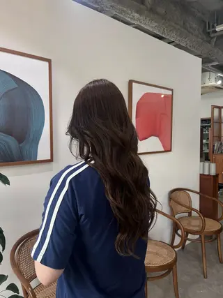 ロング カラー GRAND所属・小釣 奏音のヘアスタイル