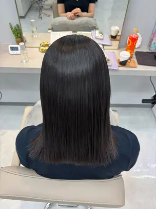 ミディアム ヒメザキ ユリのヘアスタイル