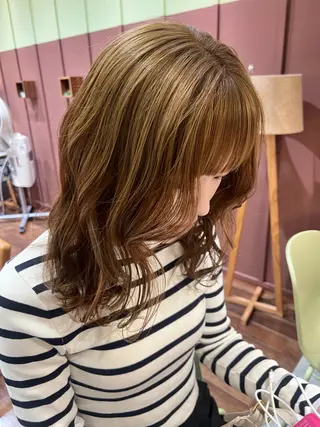 セミロング カラー 🌻井上 マリー🌻のヘアスタイル